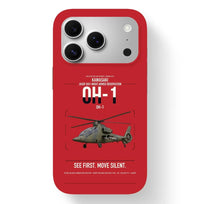Thumbnail for Kawasaki OH-1 design on red magsafe iphone case, for iPhone 17 Pro