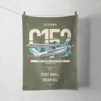 Thumbnail for Cessna 152 design on green army towel