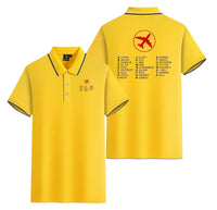 Thumbnail for Aviation Alphabet Polo Shirt - view 14
