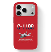 Thumbnail for C-119G Flying Boxcar design on red magsafe iphone case, for iPhone 17 Pro