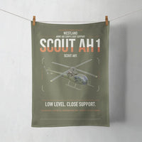 Thumbnail for Westland Scout AH1 design on green army towel