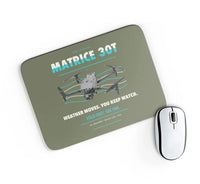 Thumbnail for DJI Matrice 30T design on green army rectangle mouse pad