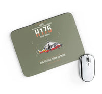 Thumbnail for Airbus H175 design on green army rectangle mouse pad