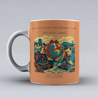Thumbnail for VINTAGE G4435 - The Navigator's Retirement Globe - Ceramic Mug design on orange