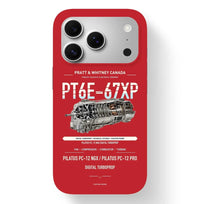 Thumbnail for PT6E-67XP Case design on red iphone case