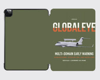Thumbnail for Saab GlobalEye design on green army ipad tablet case