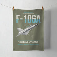 Thumbnail for F-106A Delta Dart design on green army towel