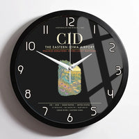 Thumbnail for The Eastern Iowa Airport Cedar Rapids CID Wall-Clock Framed - Black