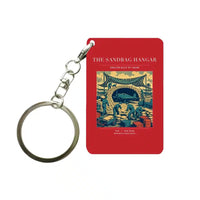 Thumbnail for VINTAGE G4505 - The Sandbag Hangar - Designed Key Chain design on red