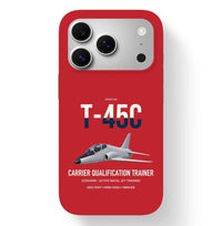 Thumbnail for T-45C Goshawk design on red magsafe iphone case, for iPhone 17 Pro