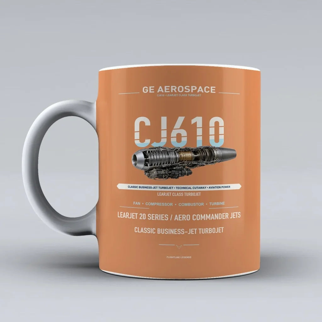 Mug design on orange cj610