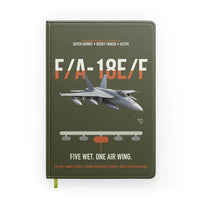 Thumbnail for F A-18E F Buddy Tanker design on green army notebook