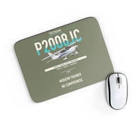 Thumbnail for Tecnam P2008JC NG design on green army rectangle mouse pad