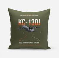 Thumbnail for KC-130J SUPER HERCULES design on green army pillow