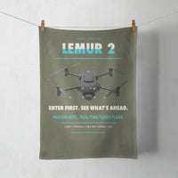 Thumbnail for BRINC LEMUR 2 design on green army towel