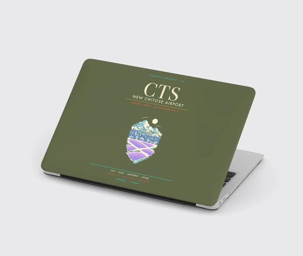 New Chitose Airport Sapporo CTS - Snowfield Lavender Grid - Green Army