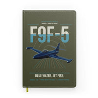 Thumbnail for F9F-5 Panther design on green army notebook