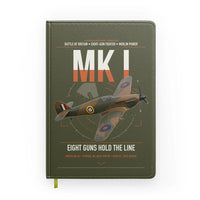 Thumbnail for Hawker Hurricane Mk I design on green army notebook