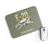 Thumbnail for E-2D Advanced Hawkeye design on green army rectangle mouse pad