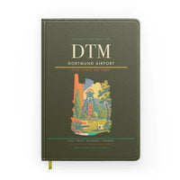 Thumbnail for Dortmund Airport (DTM) design on green army notebook