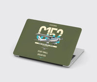 Thumbnail for Cessna 152 design on green army MacBook case