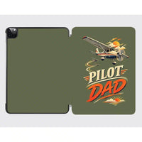 Thumbnail for Pilot Dad design on green army ipad tablet case