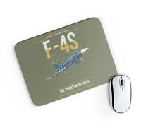 Thumbnail for F-4S Phantom II design on green army rectangle mouse pad