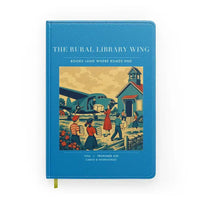 Thumbnail for VINTAGE G4392 - The Rural Library Wing - Designed Notebooks design on turquoise