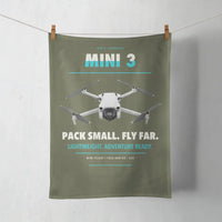 Thumbnail for DJI Mini 3 design on green army towel
