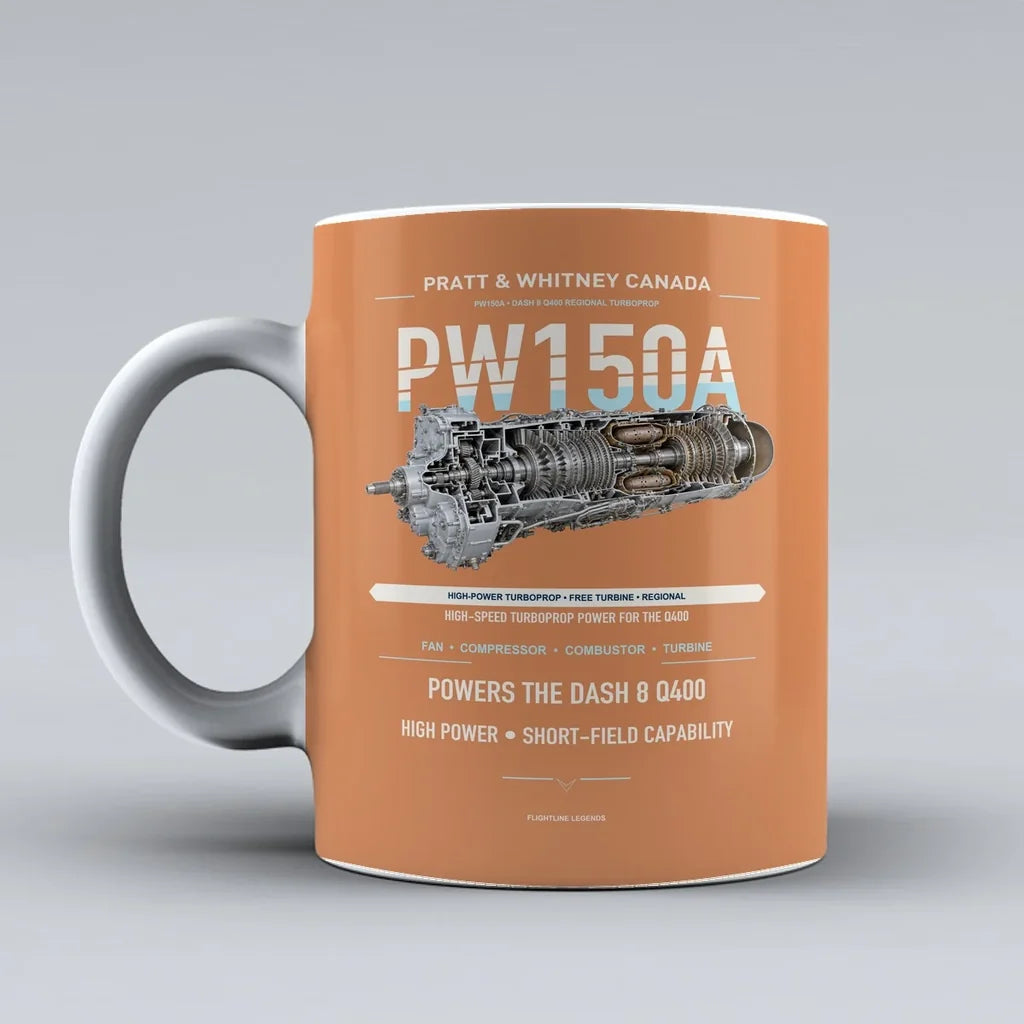 Mug design on orange pw150a