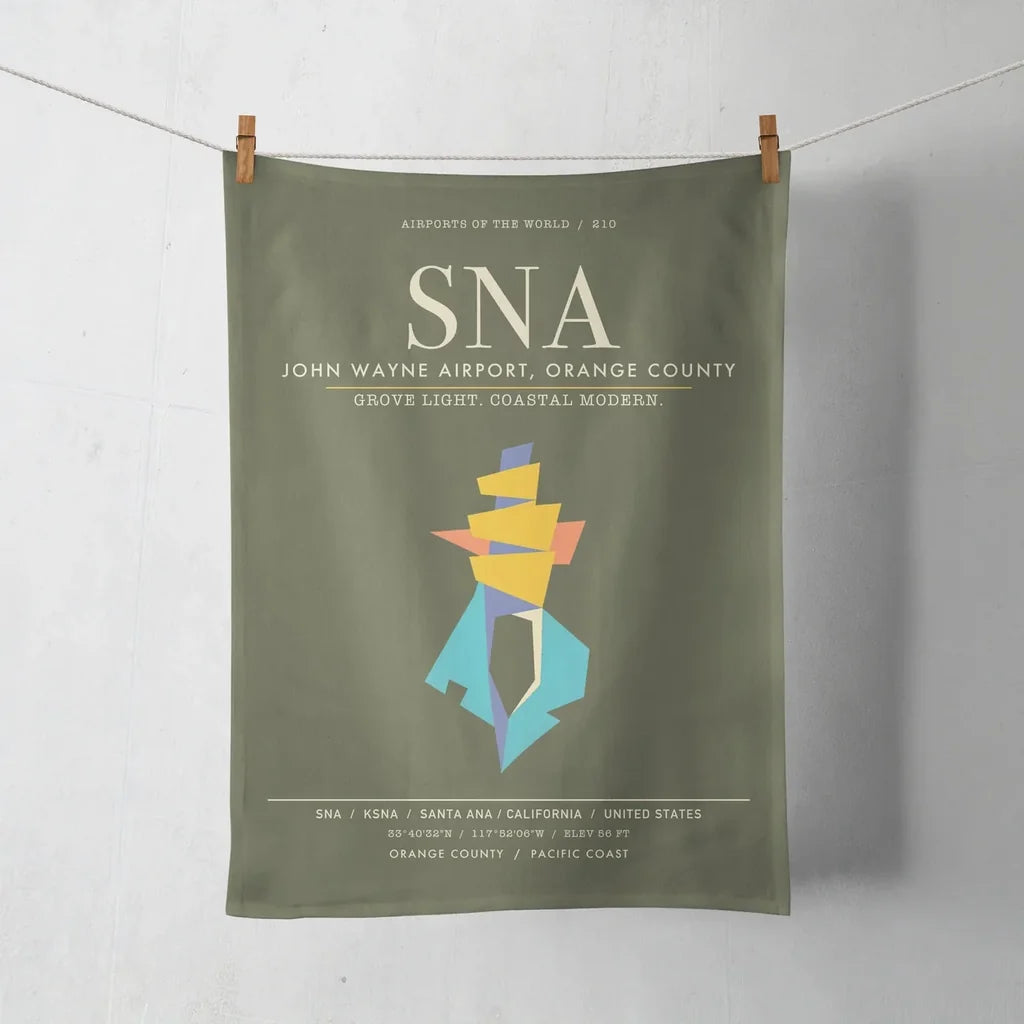 John Wayne Airport Orange County SNA - Green Army