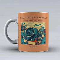 Thumbnail for VINTAGE G4464 - The Fan Jet Whisper - Ceramic Mug design on orange