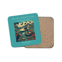 Thumbnail for The Coral Stepping Stones - Designed Coasters design on turquoise 1-piece