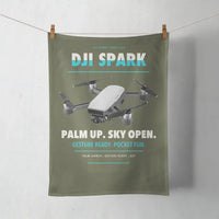 Thumbnail for DJI Spark design on green army towel