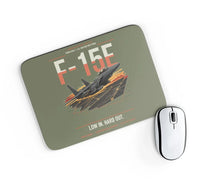 Thumbnail for F-15E Strike Eagle design on green army rectangle mouse pad
