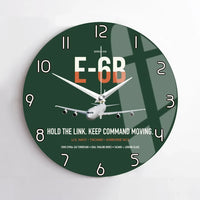 Thumbnail for E-6B Mercury design on dark green no frame wall clock