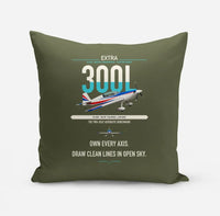 Thumbnail for Extra 300L design on green army pillow