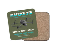 Thumbnail for DJI Matrice 3TD design on green army 1 piece coaster