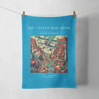 Thumbnail for VINTAGE G4285 - The Canyon Mail Hook - Designed Towels design on turquoise