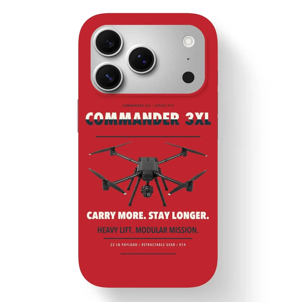 Draganfly Commander 3XL Case design on red iphone case