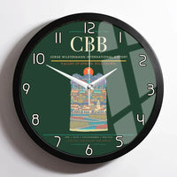 Thumbnail for Jorge Wilstermann International Airport CBB Wall-Clock Framed - Dark Green