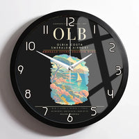 Thumbnail for Olbia Costa Smeralda Airport OLB Wall-Clock Framed - Black