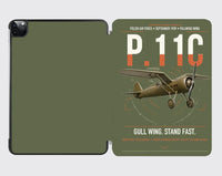 Thumbnail for PZL P.11c design on green army ipad tablet case