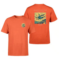 Thumbnail for VINTAGE G4157 - The Wingwalker's Wave - Double-Side T-Shirt design on orange double side t shirt