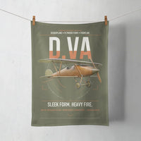 Thumbnail for Albatros D.Va design on green army towel