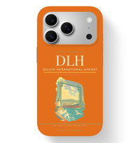 Thumbnail for Duluth Airport (DLH) design on orange iPhone 17 Pro MagSafe case