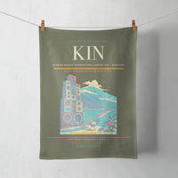 Thumbnail for Norman Manley International Airport (KIN) design on green army towel