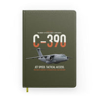 Thumbnail for C-390 Millennium design on green army notebook