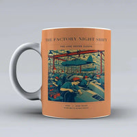 Thumbnail for VINTAGE G4502 - The Factory Night Shift - Ceramic Mug design on orange