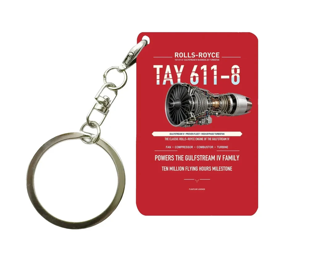 TAY 611-8 Key Chain design on red key chain